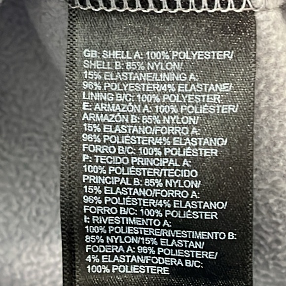 The North Face APEX Bionic Windwall Softshell Grey Zip Up Pockets Jacket XS - Picture 9 of 11